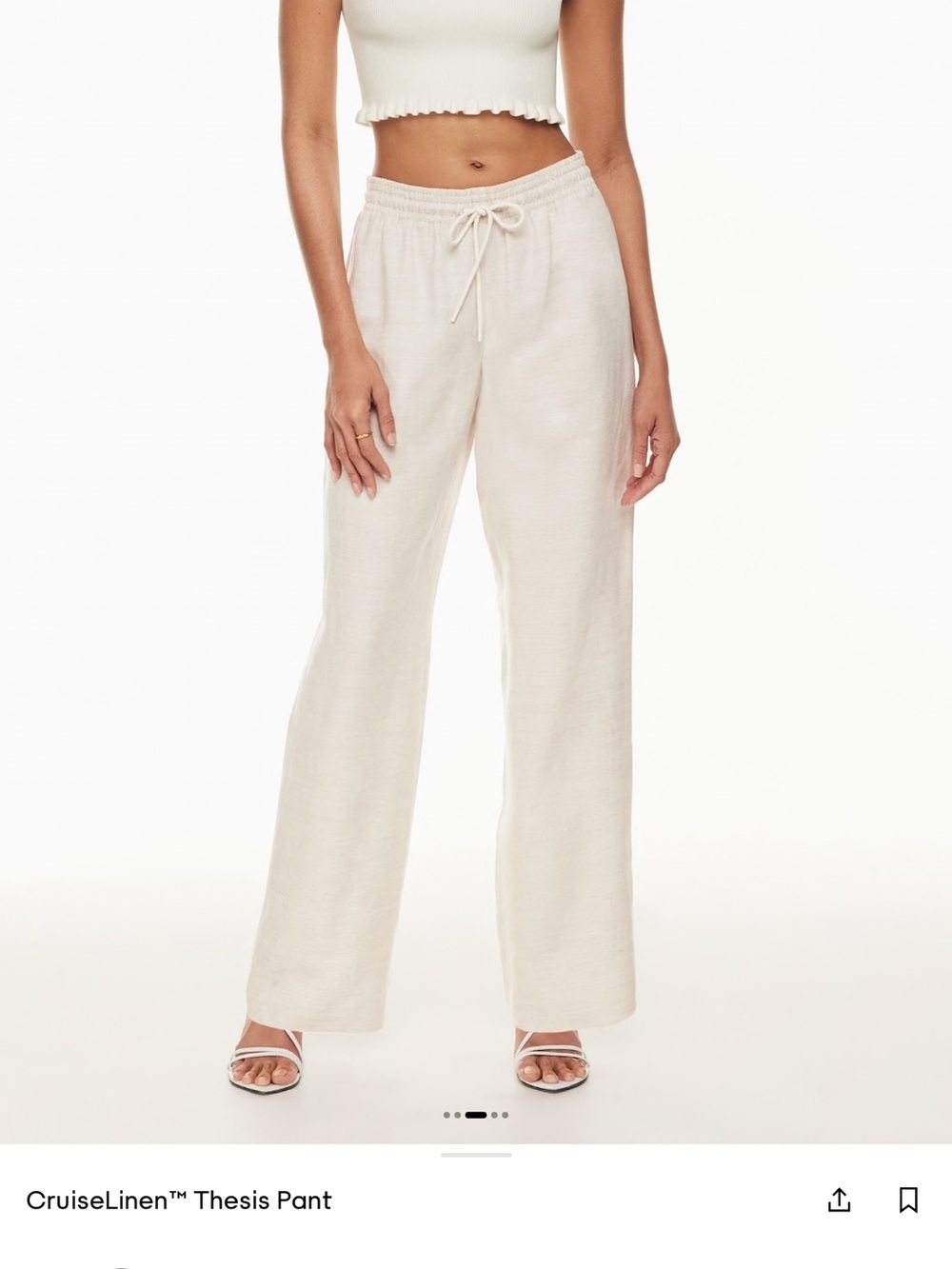 Aritzia Wilfred CruiseLinen Thesis Pant